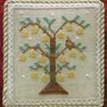 The 12 Sampler Days Of Christmas ornaments - Partridge