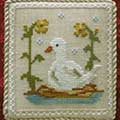The 12 Sampler Days Of Christmas ornaments - Geese