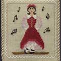 The 12 Sampler Days Of Christmas ornaments - Ladies